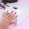 1 piece wireless charging phototherapy machine Electric storage manicure machine nail baking lamp quick-drying nail drying lamp 48W charging treasure