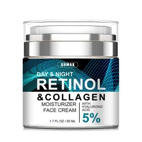 Advanced Retinol Collagen Cream For Face With 5  Hyaluronic Acid Anti-Aging Cream Anti Wrinkle Reduce Fine Lines Lifting And Firming Cream 24-Hour Fac (Option: One)